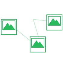 View photo thumbnails on the map